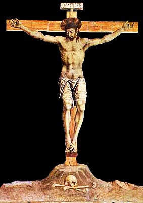 Crucifixion, fresco (Castagno, 1431)