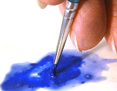 thin paint with water
